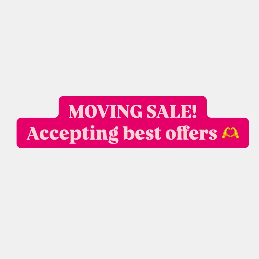 MOVING SALE! Accepting best offers, send em :)
